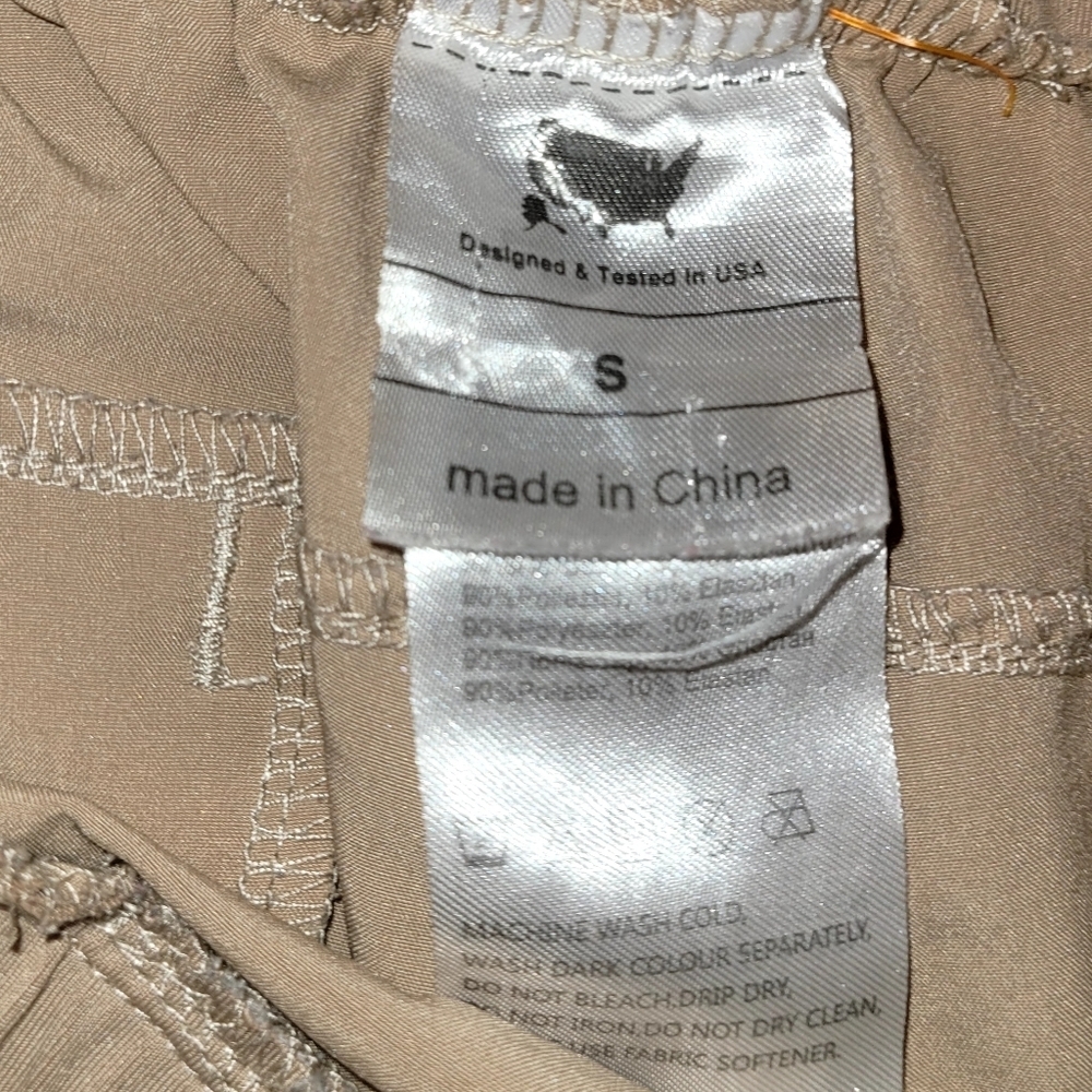 Ladies Feather Light Khaki Joggers/ Cargo Pants. Size Small. Sooo Comfortable. - Picture 3 of 7